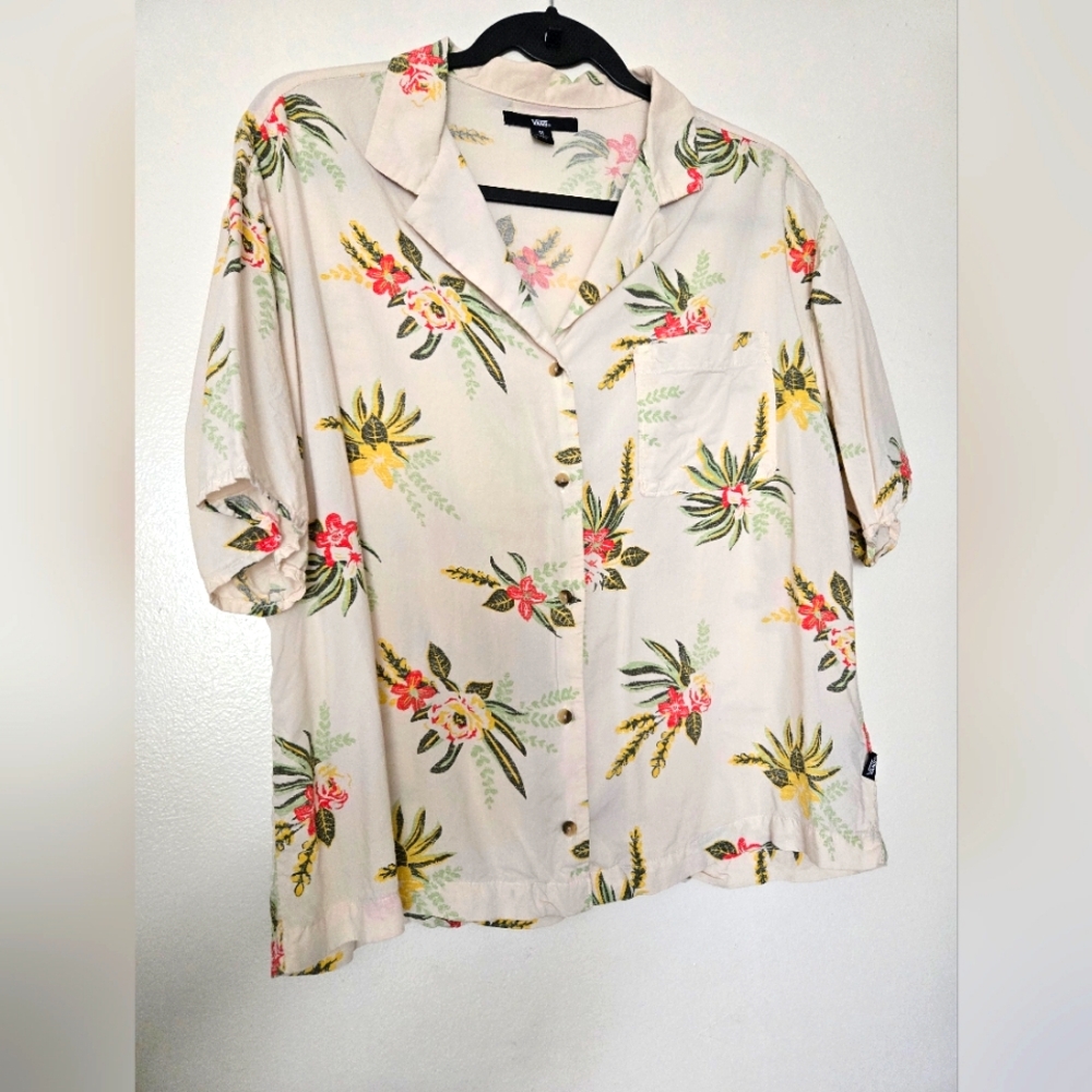 Vans Floral Button-Up Shirt